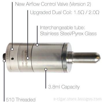 Hot Selling Airflow Adjustable Kanger Aerotank Mega with Upgraded Dual Coil
